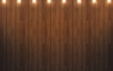 Artistic HD wallpaper featuring a wooden texture illuminated by soft lights, creating a warm and inviting background for desktop use.