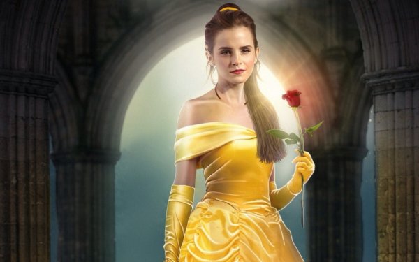 Movie Beauty And The Beast (2017) Emma Watson Belle HD Wallpaper | Background Image