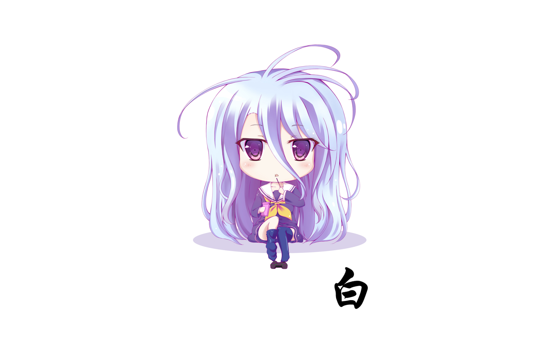 Download Shiro (No Game No Life) Anime No Game No Life HD Wallpaper