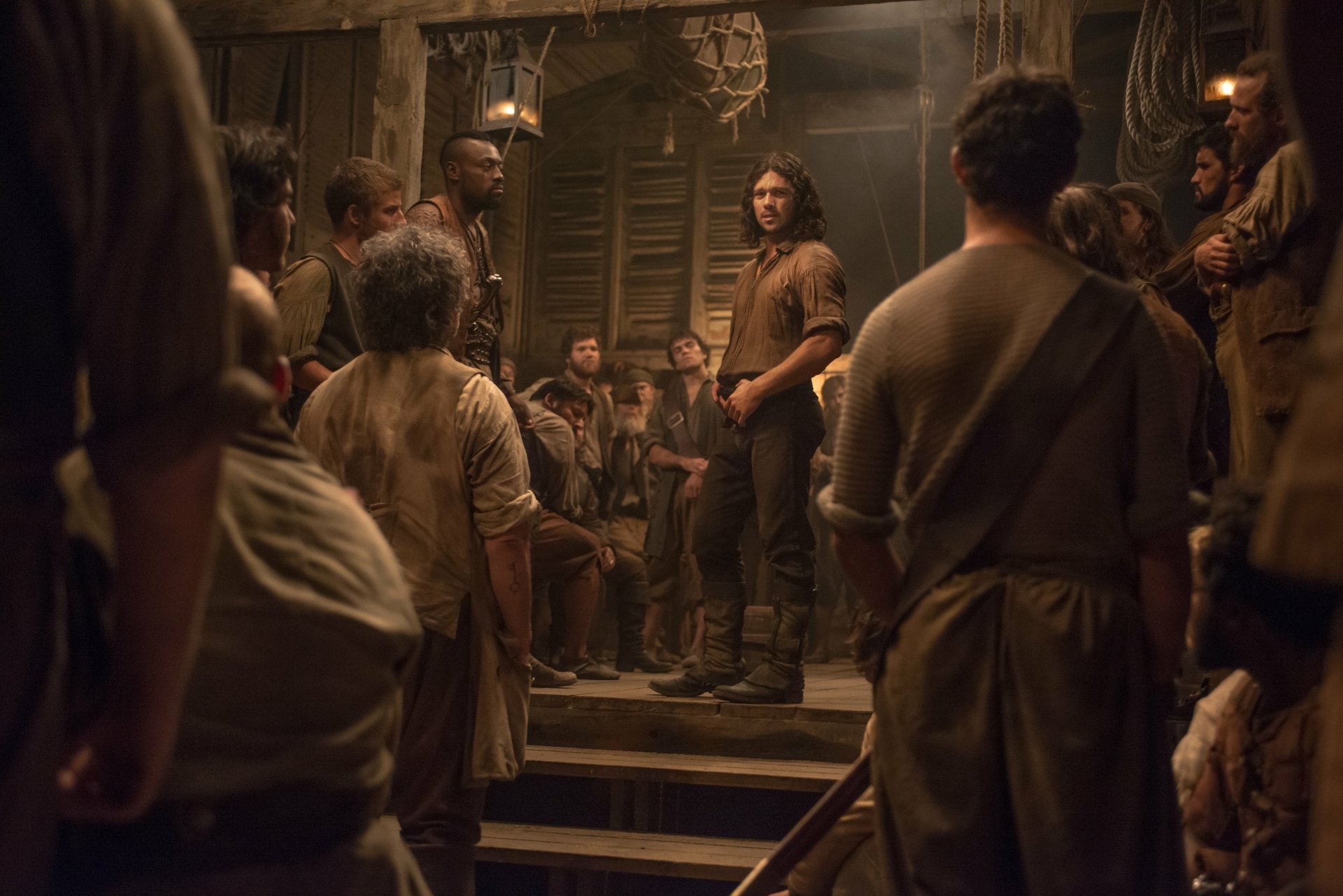 Download John Silver (Black Sails) Luke Arnold TV Show Black Sails 4k Ultra HD Wallpaper