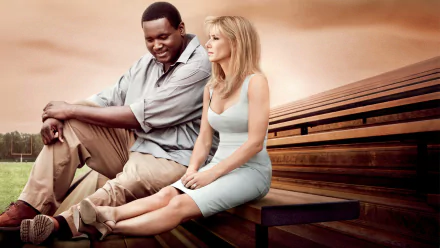 Sandra Bullock Quinton Aaron movie The Blind Side HD Desktop Wallpaper | Background Image
