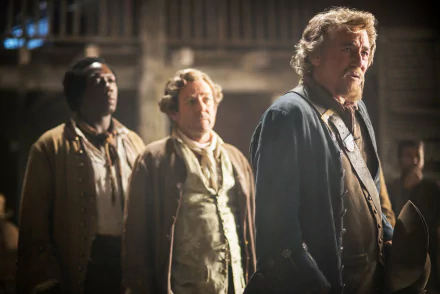 Benjamin Hornigold (Black Sails) Patrick Lyster Mr. Scott (Black Sails) Hakeem Kae-Kazim TV Show Black Sails HD Desktop Wallpaper | Background Image