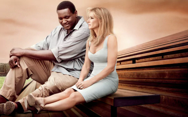 Sandra Bullock Quinton Aaron movie The Blind Side HD Desktop Wallpaper | Background Image