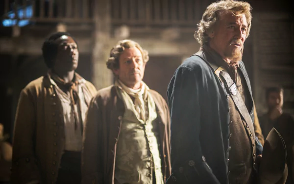 Benjamin Hornigold (Black Sails) Patrick Lyster Mr. Scott (Black Sails) Hakeem Kae-Kazim TV Show Black Sails HD Desktop Wallpaper | Background Image
