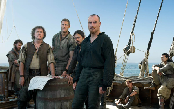 Captain Flint (Black Sails) Toby Stephens TV Show Black Sails HD Desktop Wallpaper | Background Image