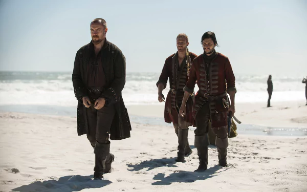 Captain Flint (Black Sails) Toby Stephens TV Show Black Sails HD Desktop Wallpaper | Background Image