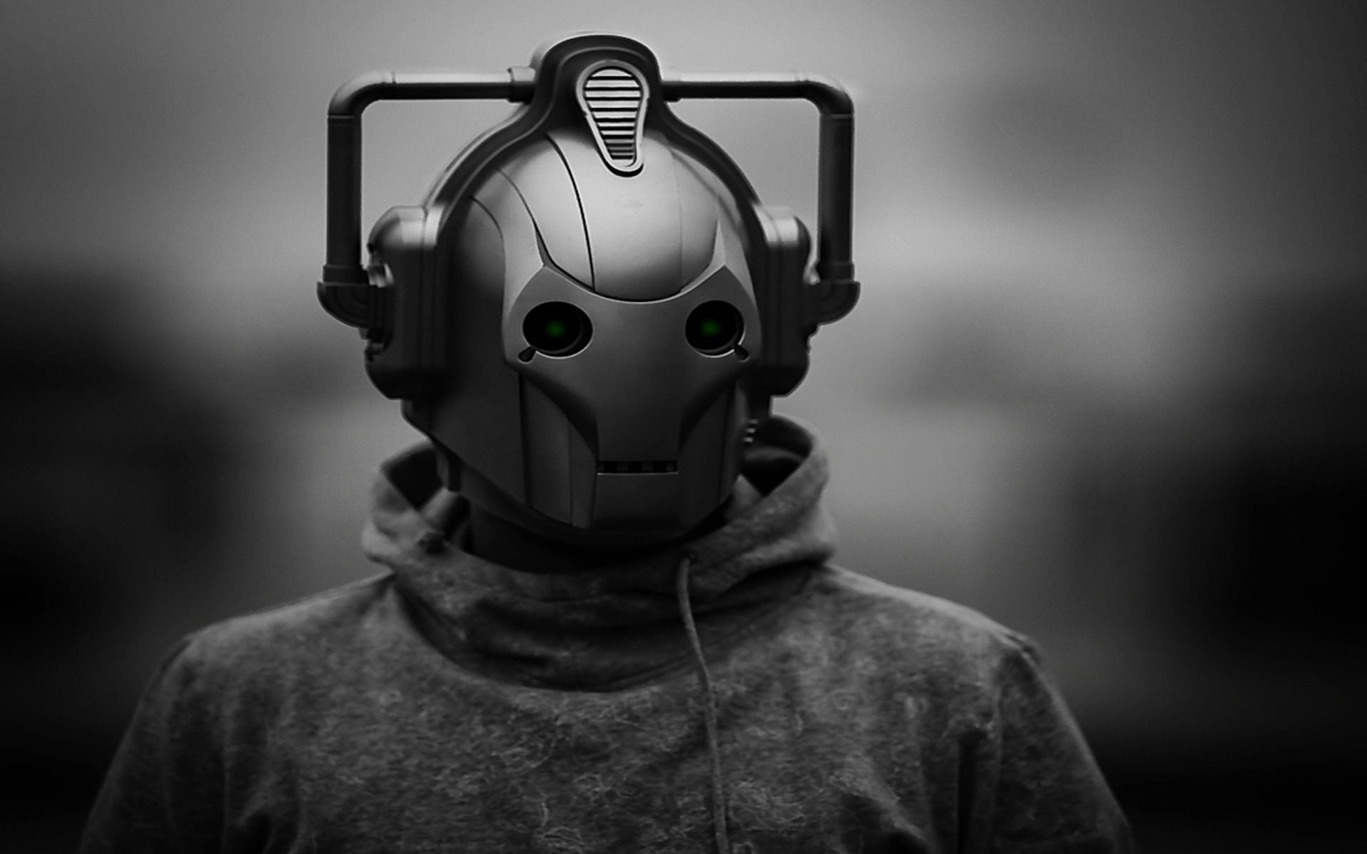 Cyberman from Doctor Who desktop wallpaper