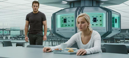 Chris Pratt Jennifer Lawrence Passengers movie HD Desktop Wallpaper | Background Image