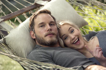 Chris Pratt Jennifer Lawrence Passengers movie HD Desktop Wallpaper | Background Image