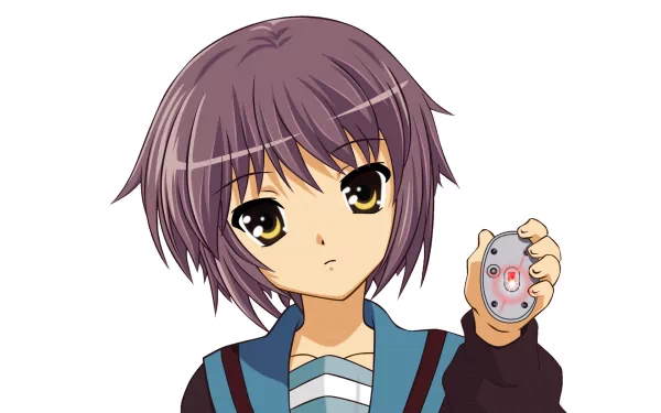 Yuki Nagato Anime The Melancholy of Haruhi Suzumiya HD Desktop Wallpaper | Background Image
