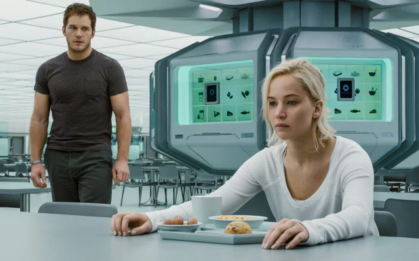 Chris Pratt Jennifer Lawrence Passengers movie HD Desktop Wallpaper | Background Image