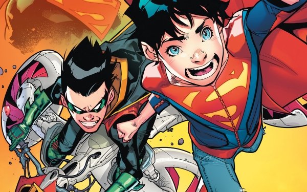 Comics Super-Sons Robin Damian Wayne Superboy Superman Jon Kent DC Comics Fondo de pantalla HD | Fondo de Escritorio