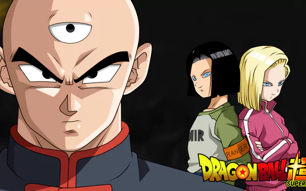 Android 17 (Dragon Ball) Android 18 (Dragon Ball) Tien Shinhan (Dragon Ball) Anime Dragon Ball Super HD Desktop Wallpaper | Background Image