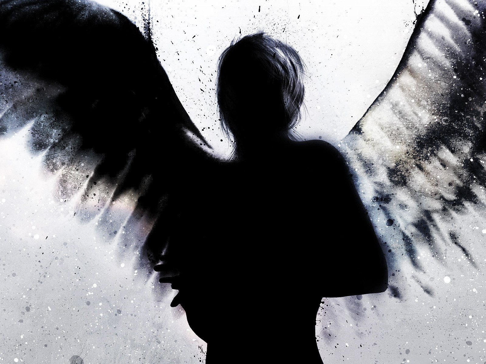 Dark angel HD desktop wallpaper.