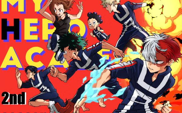 Minoru Mineta Tenya Iida Shoto Todoroki Katsuki Bakugou Ochaco Uraraka Izuku Midoriya Anime My Hero Academia HD Desktop Wallpaper | Background Image