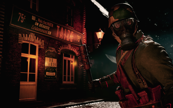Video Game Battlefield 1 Battlefield Soldier Night Gas Mask HD Wallpaper | Background Image