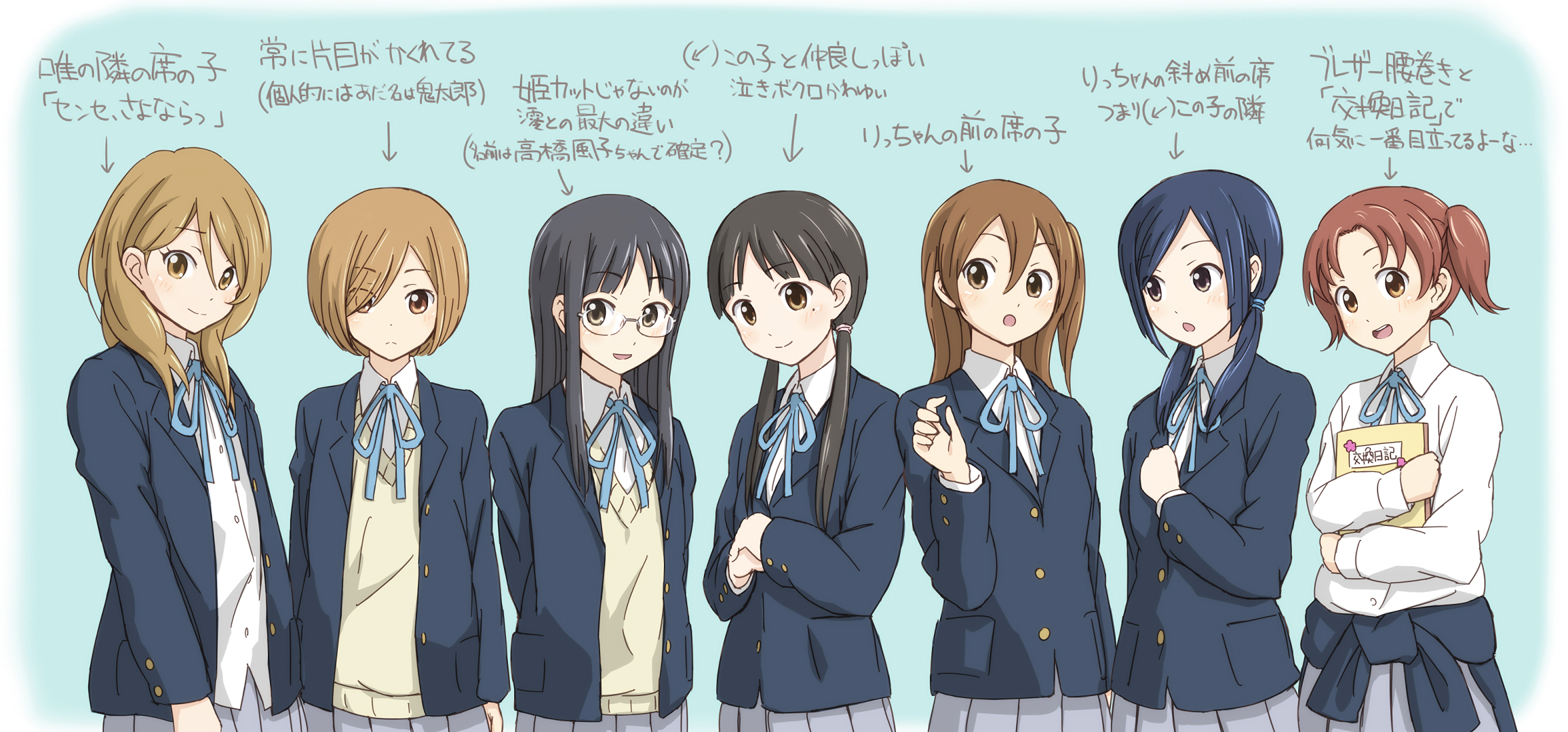 Characters appearing in K-On! Anime