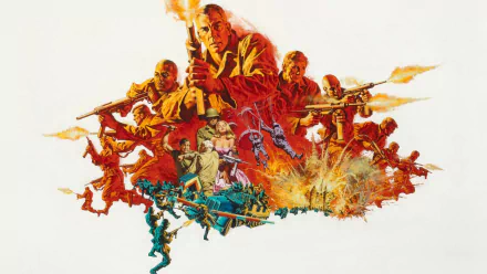 movie The Dirty Dozen HD Desktop Wallpaper | Background Image