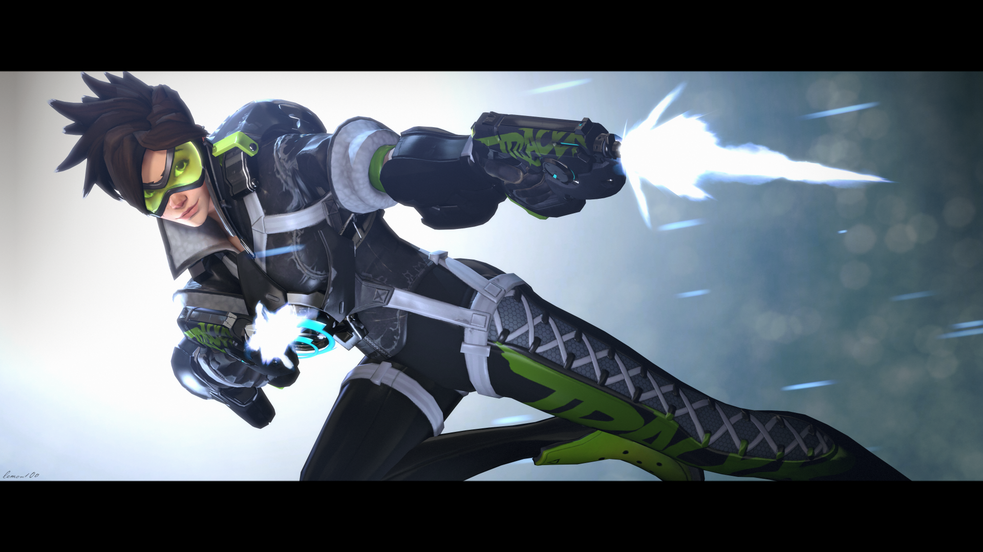 Download Tracer (Overwatch) Video Game Overwatch 4k Ultra HD Wallpaper by lemon100