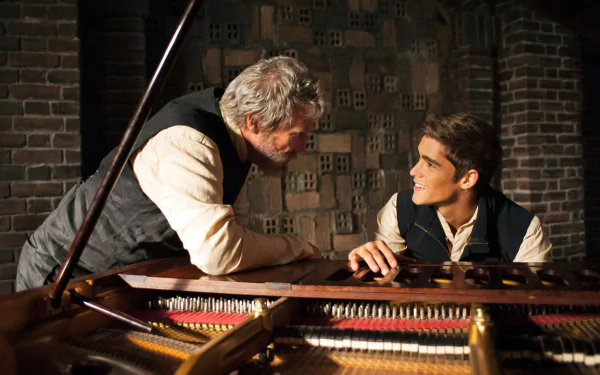 Brenton Thwaites Jeff Bridges movie The Giver HD Desktop Wallpaper | Background Image