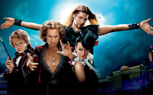 Steve Buscemi Steve Carell Olivia Wilde Jim Carrey movie the incredible burt wonderstone HD Desktop Wallpaper | Background Image