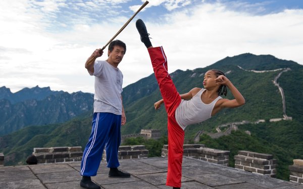 Movie The Karate Kid (2010) Jackie Chan Jaden Smith HD Wallpaper | Background Image