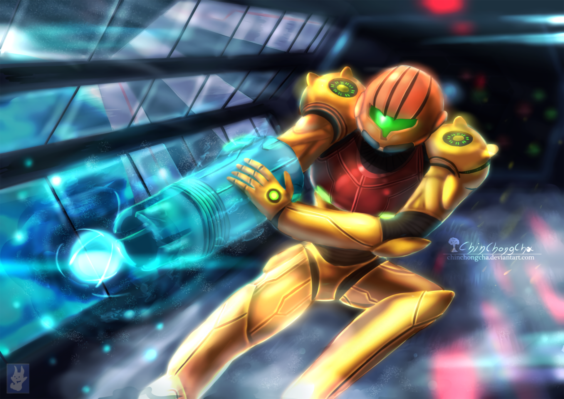 Download Samus Aran Video Game Metroid HD Wallpaper by Chin Chongcha