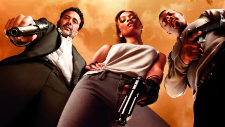 Idris Elba Zoe Saldana Jeffrey Dean Morgan movie The Losers HD Desktop Wallpaper | Background Image