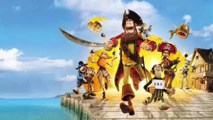 movie The Pirates! Band of Misfits HD Desktop Wallpaper | Background Image