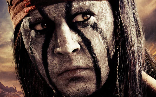 Tonto Johnny Depp movie The Lone Ranger HD Desktop Wallpaper | Background Image