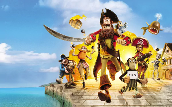 movie The Pirates! Band of Misfits HD Desktop Wallpaper | Background Image
