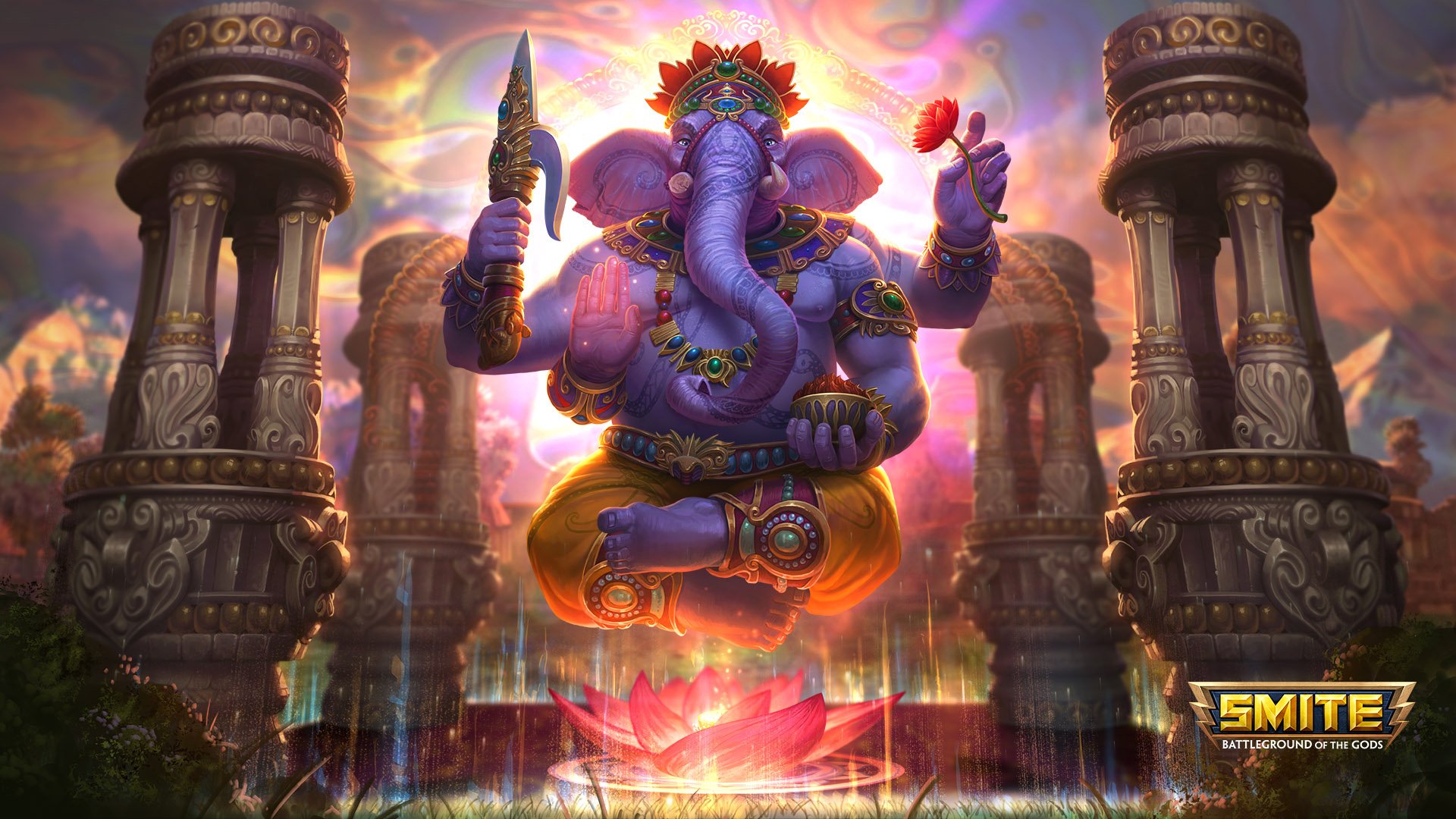 New God: Ganesha HD Wallpaper | Background Image ...