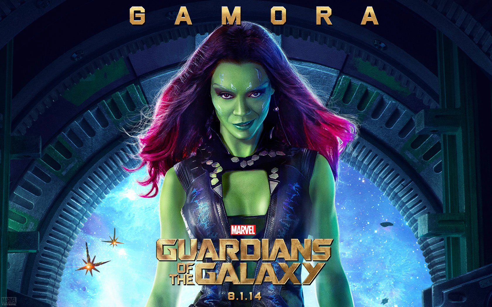 Gamora, Guardians of the Galaxy Vol.2 Wallpaper and Background Image
