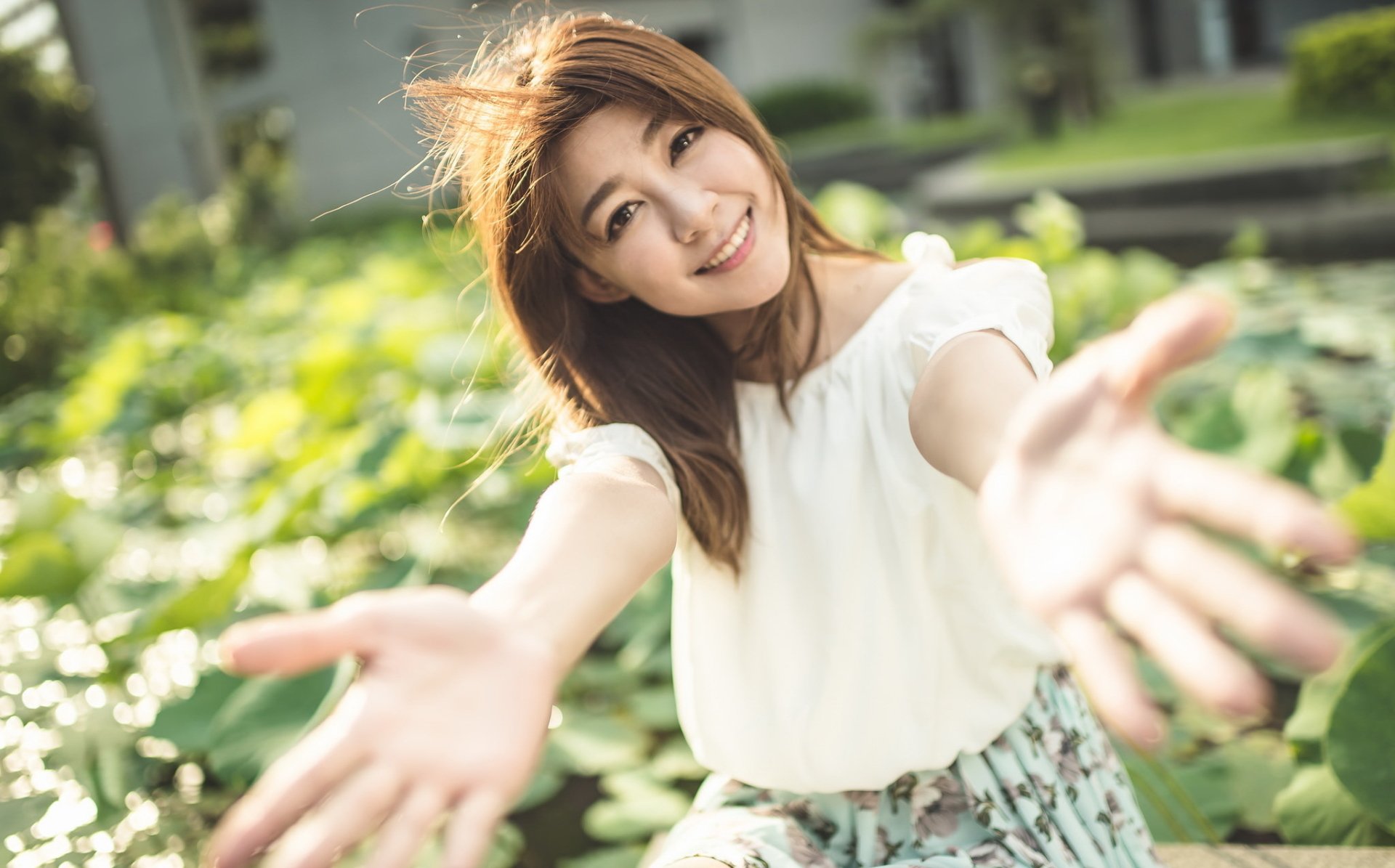 Download Smile Depth Of Field Brunei Model Woman Asian HD Wallpaper
