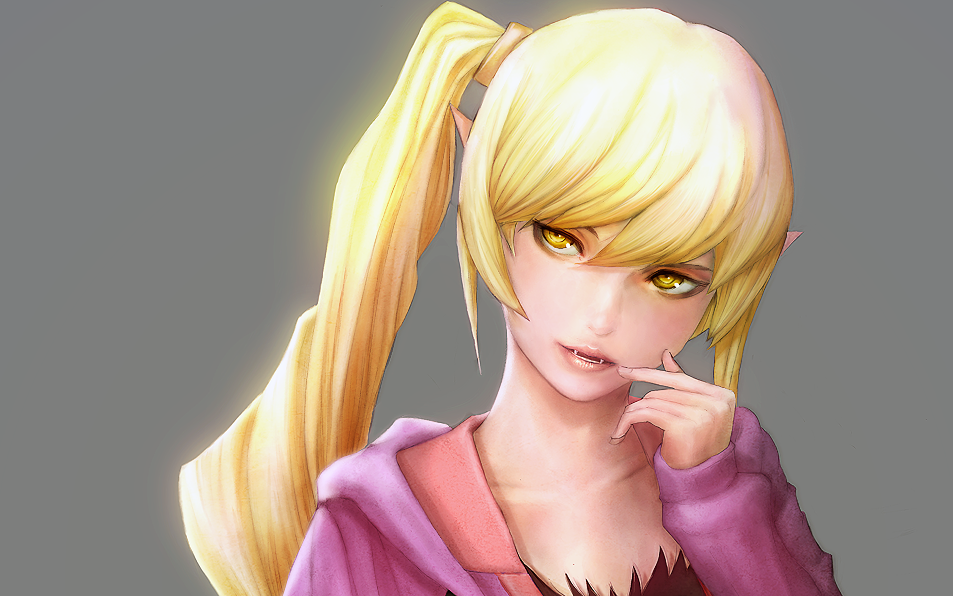 Download Kiss-shot Acerola-orion Heart-under-blade Shinobu Oshino Anime Monogatari (Series) HD Wallpaper