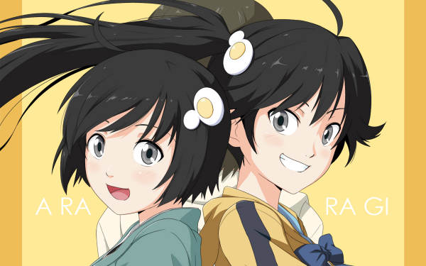 Anime Monogatari (Series) Karen Araragi Tsukihi Araragi HD Wallpaper | Background Image