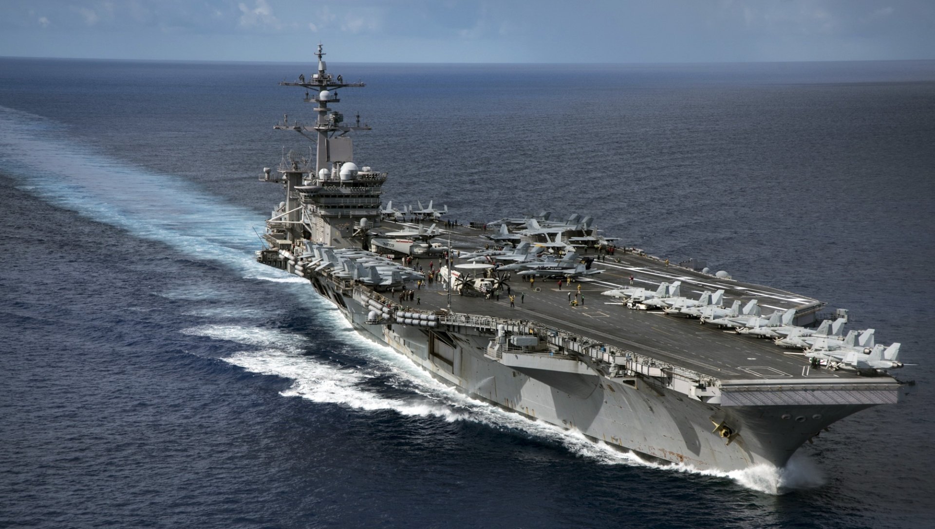 Download Aircraft Carrier Warship Military USS Carl Vinson (CVN-70) HD Wallpaper