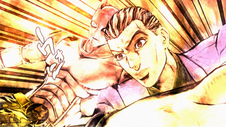 Yoshikage Kira Kosaku Kawajiri Killer Queen (Jojo's Bizarre Adventure) Anime Jojo's Bizarre Adventure HD Desktop Wallpaper | Background Image