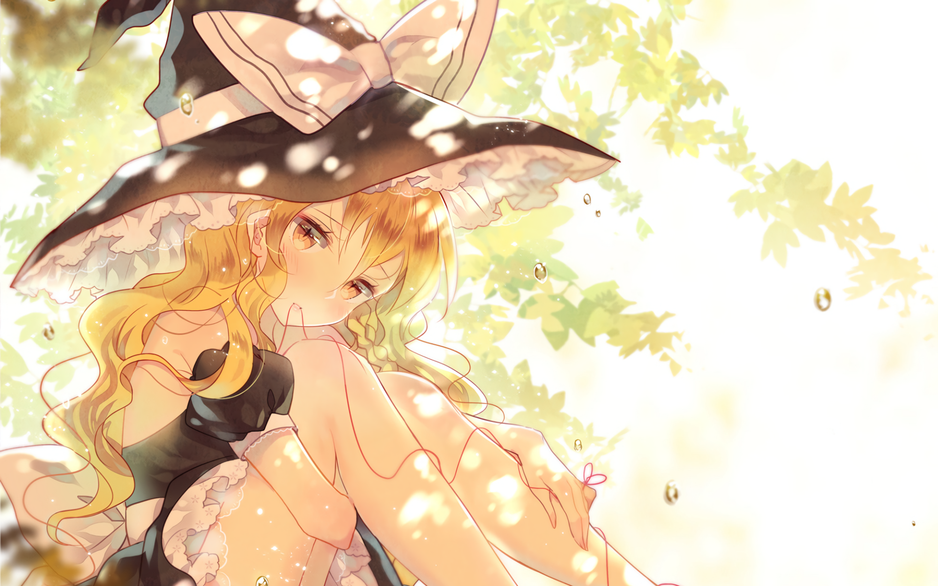 Download Marisa Kirisame Anime Touhou HD Wallpaper