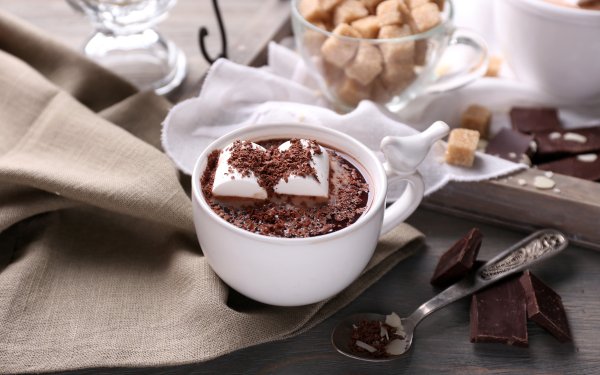 Nahrungsmittel Heiße Schokolade Cup Schokolade Stillleben Marshmallow HD Wallpaper | Hintergrund
