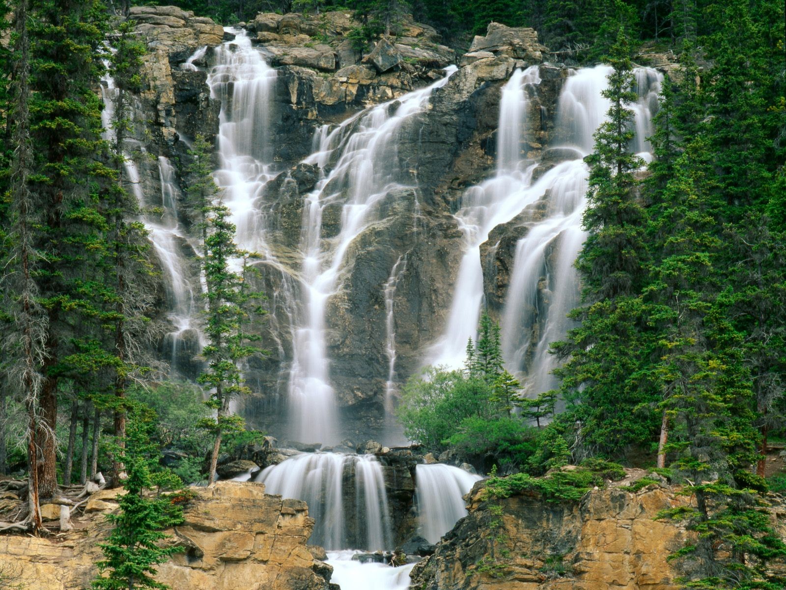 Cascading Waterfall
