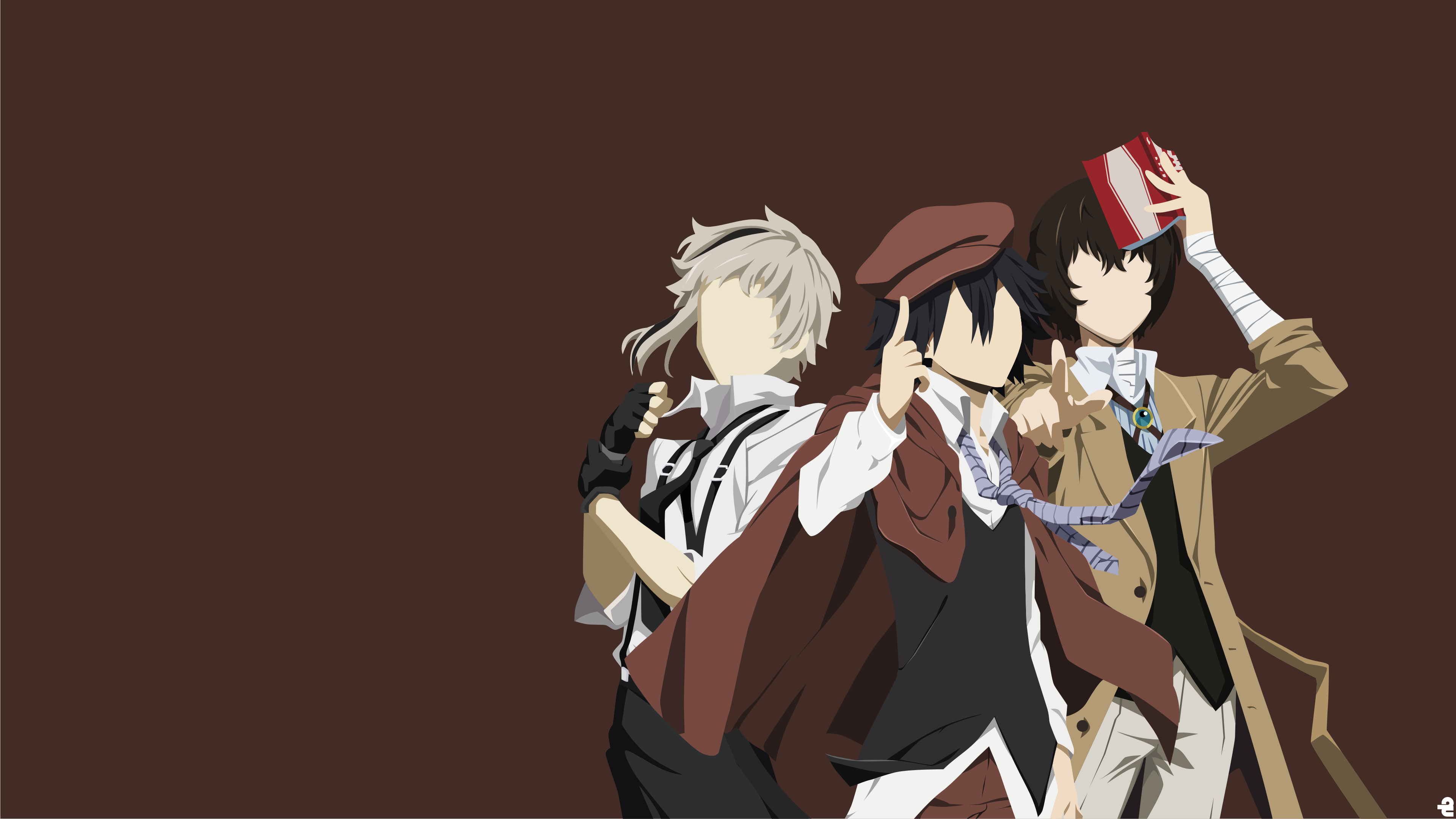 Bungo Stray Dogs Wallpaper Laptop / Download 1080x1920 Bungou Stray Dogs, Osamu Danzai, Doppo