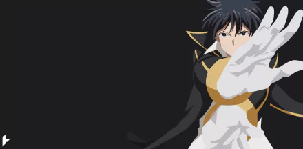 Anime character Glenn Radars from Rokudenashi Majutsu Koushi to Akashic Records is featured in this 4K Ultra HD PC desktop wallpaper with a dark background.