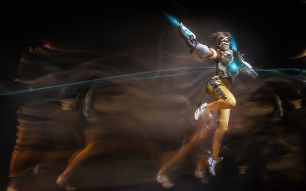 Women Cosplay Tracer Overwatch HD Wallpaper | Background Image