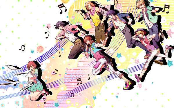 Shinomiya Natsuki Nanami Haruka Kurusu Syo Jinguji Ren Ittoki Otoya Ichinose Tokiya Hijirikawa Masato Anime Uta no Prince-sama HD Desktop Wallpaper | Background Image