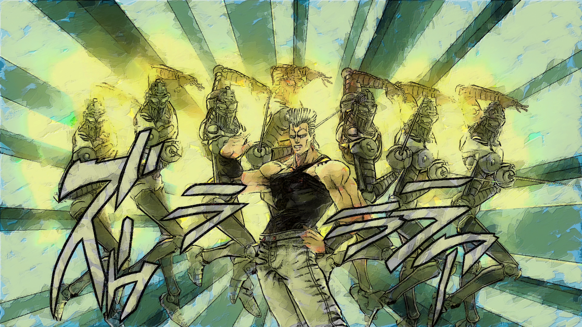 Download Jean Pierre Polnareff in Action Wallpaper