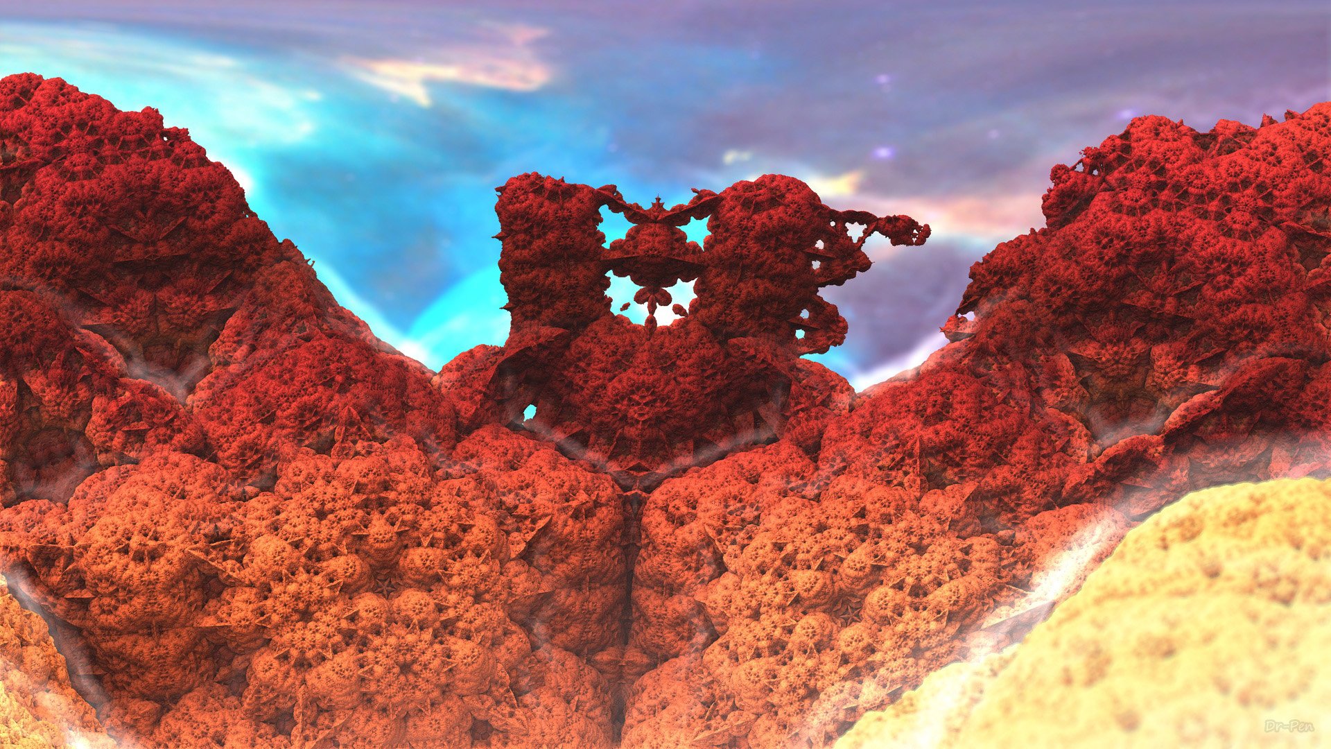 Daily Fractal Wallpaper no3 - Coral by Dr-Pen