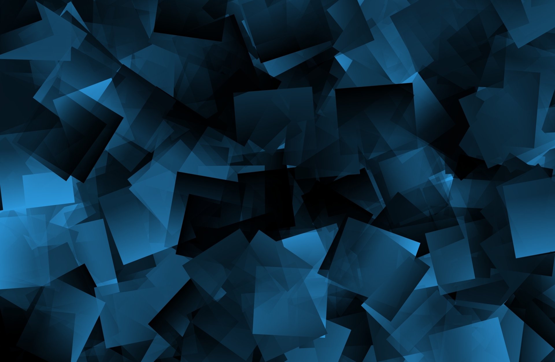 Download Black Blue Abstract Cube Abstract Blue Abstract Black 4k Ultra HD Wallpaper