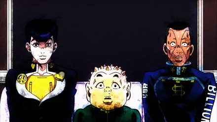 Okuyasu Nijimura Shigekiyo Yangu Josuke Higashikata Anime Jojo's Bizarre Adventure HD Desktop Wallpaper | Background Image