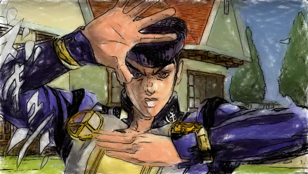 Josuke Higashikata Anime Jojo's Bizarre Adventure HD Desktop Wallpaper | Background Image